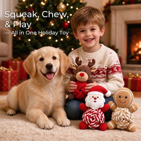 Merry Chew & Squeak Plush Toy