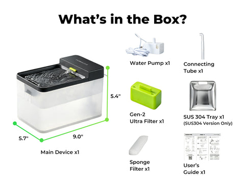 Cube EZ with SUS304 Tray