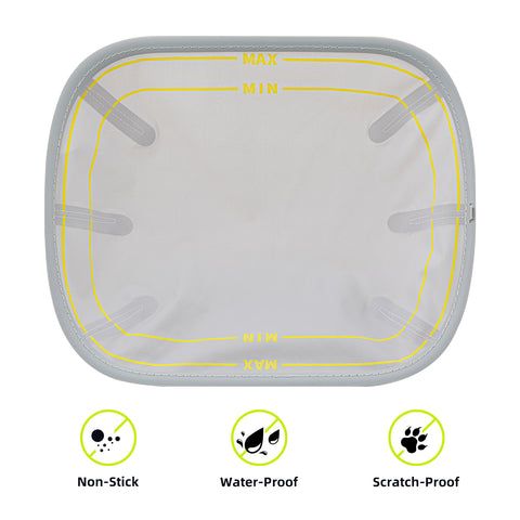 auto cleaning and packing cat litter box litter bed non sticky and prevents water leakage.