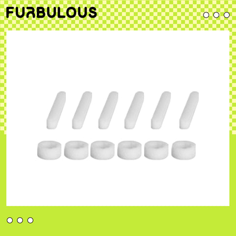 Furbulous Cube ultrafiltration water dispenser featuring a high-efficiency sponge filter that filters out pet fur, dust, and impurities, ensuring pure, clean, and fresh water for optimal pet health and hydration